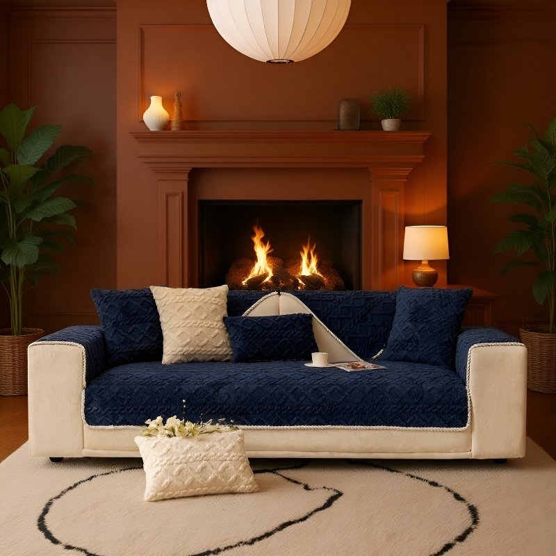 소파 쿠션 미끄럼 방지 퓨어 컬러 울트라 소프트 쿠션 자카르 면 방석 컴포트 초유 소파 패드