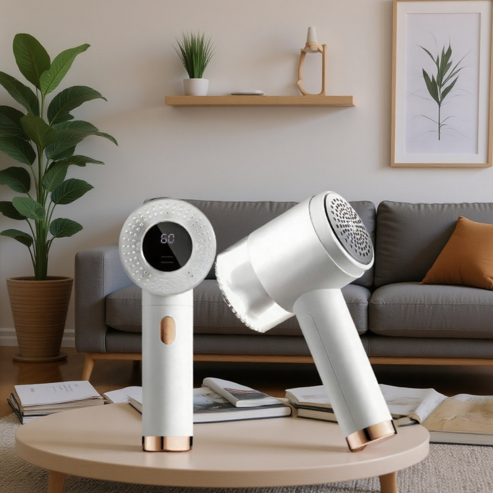 Rasoir anti-peluches portable électrique Type-C, 6 lames, 3 niveaux de réglage