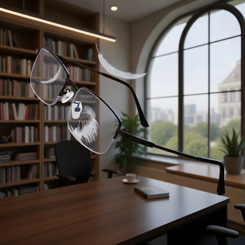 Adjustable eyeglasses for myopia and presbyopia with modern design