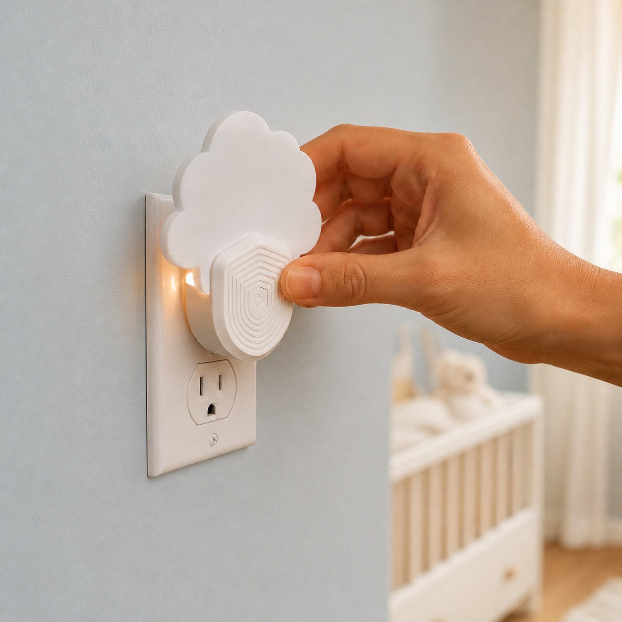 Trampa eléctrica de insectos en forma de nube para dormitorios
