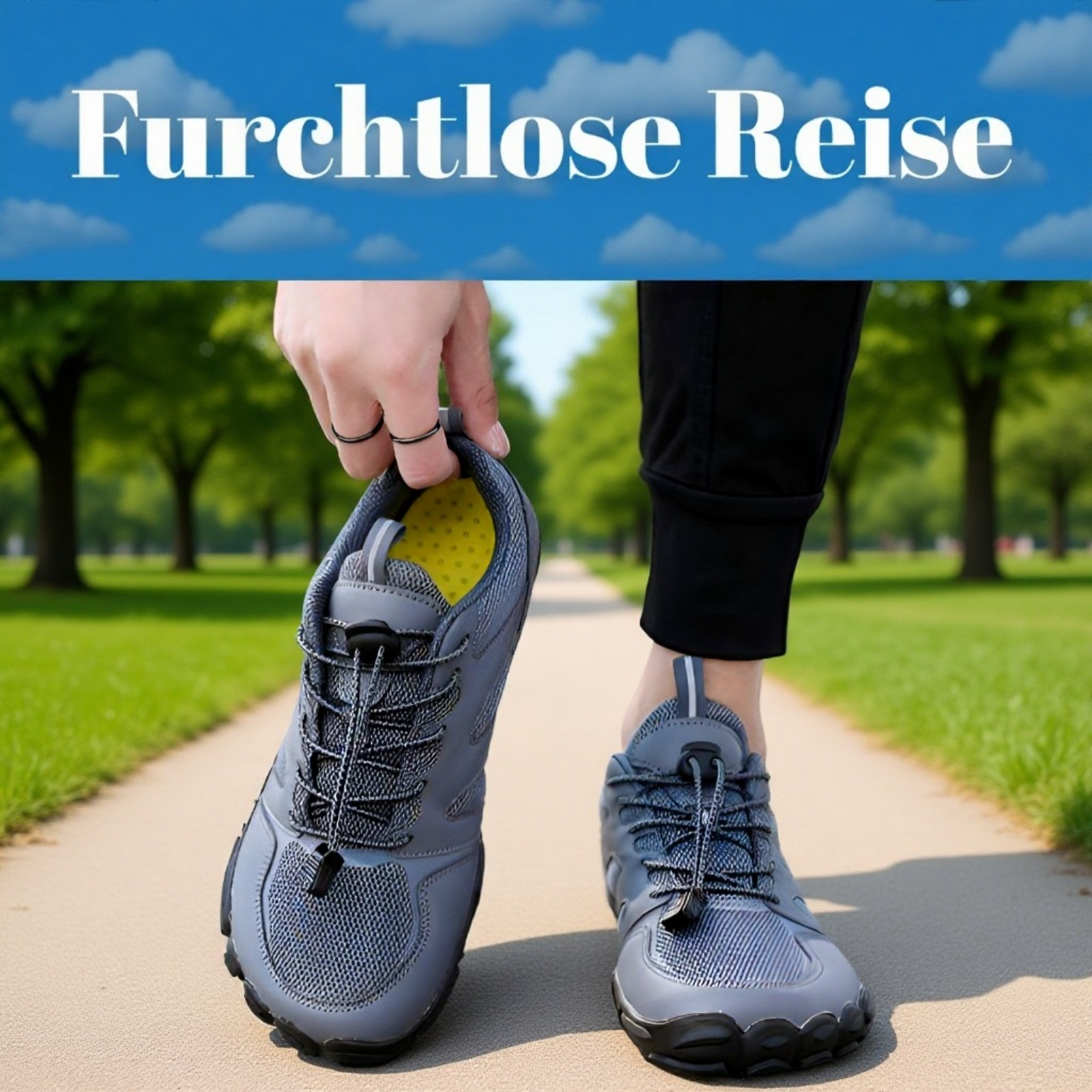 Leichte Outdoor-Schuhe für Klettern und Radfahren in Aktion