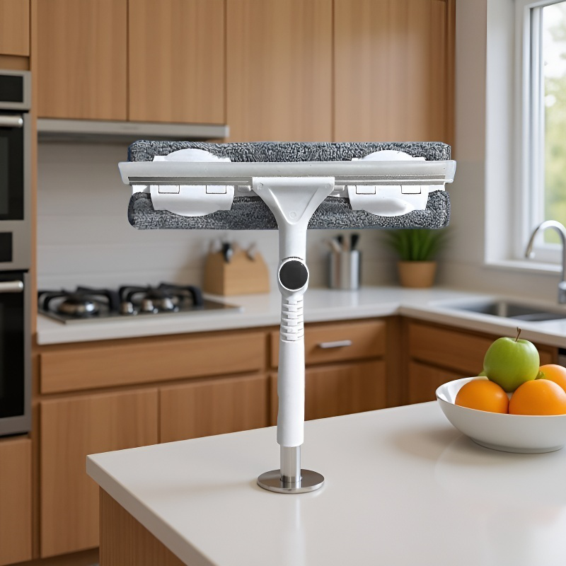 Verlängerbarer Fensterreiniger für hohe Fenster, Haushalt, doppelseitig