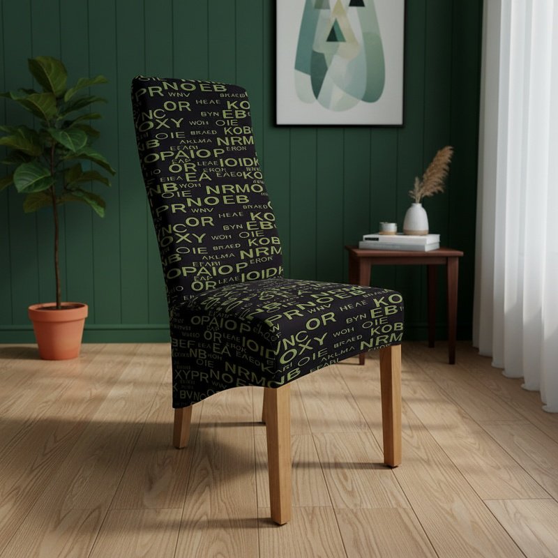 Slanting Chair Covers Chair Covers Various Patterns Office Stretch Printed
