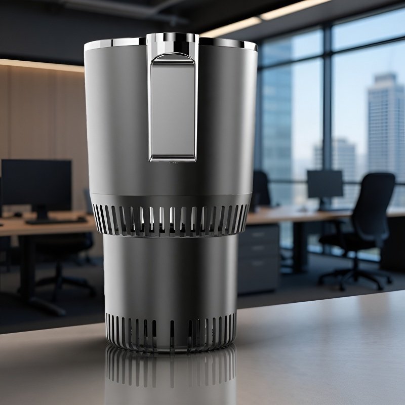 Schnellkühlbecher für erfrischende Getränke im Auto