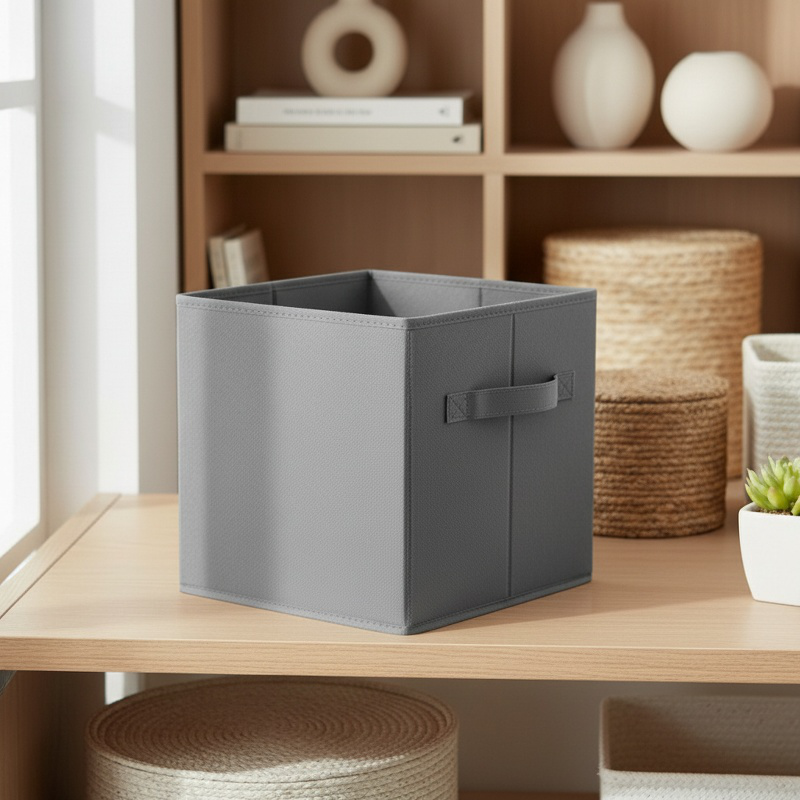 Boîte de rangement en tissu pour chambre à coucher, armoire, pliable