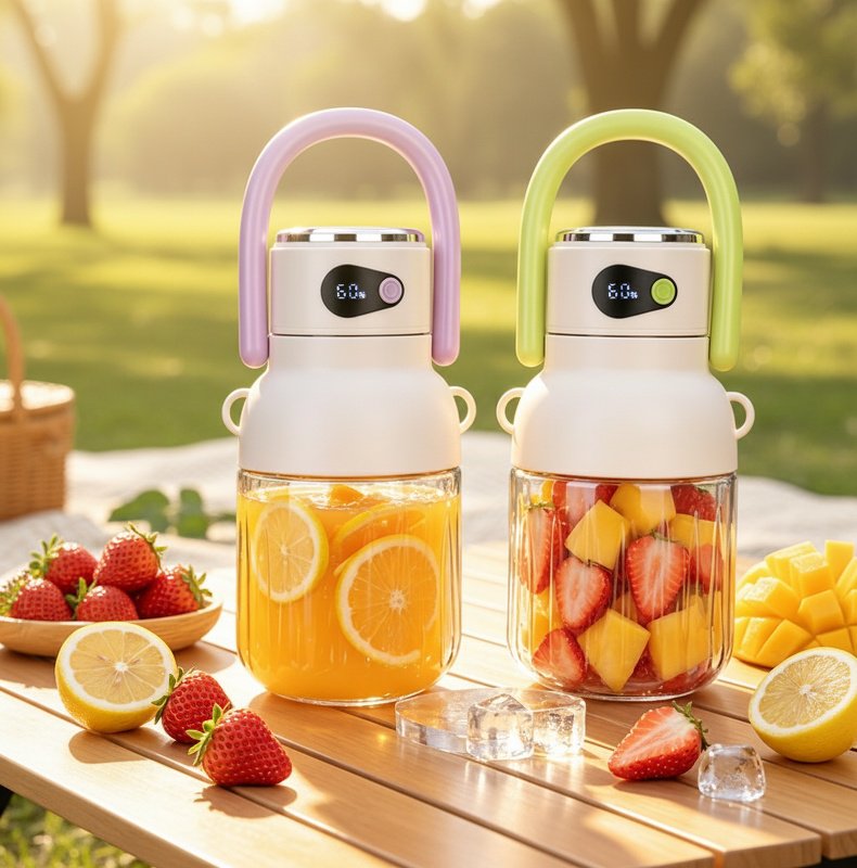 Kabelloser Fruchtmixer mit wiederaufladbarem Akku