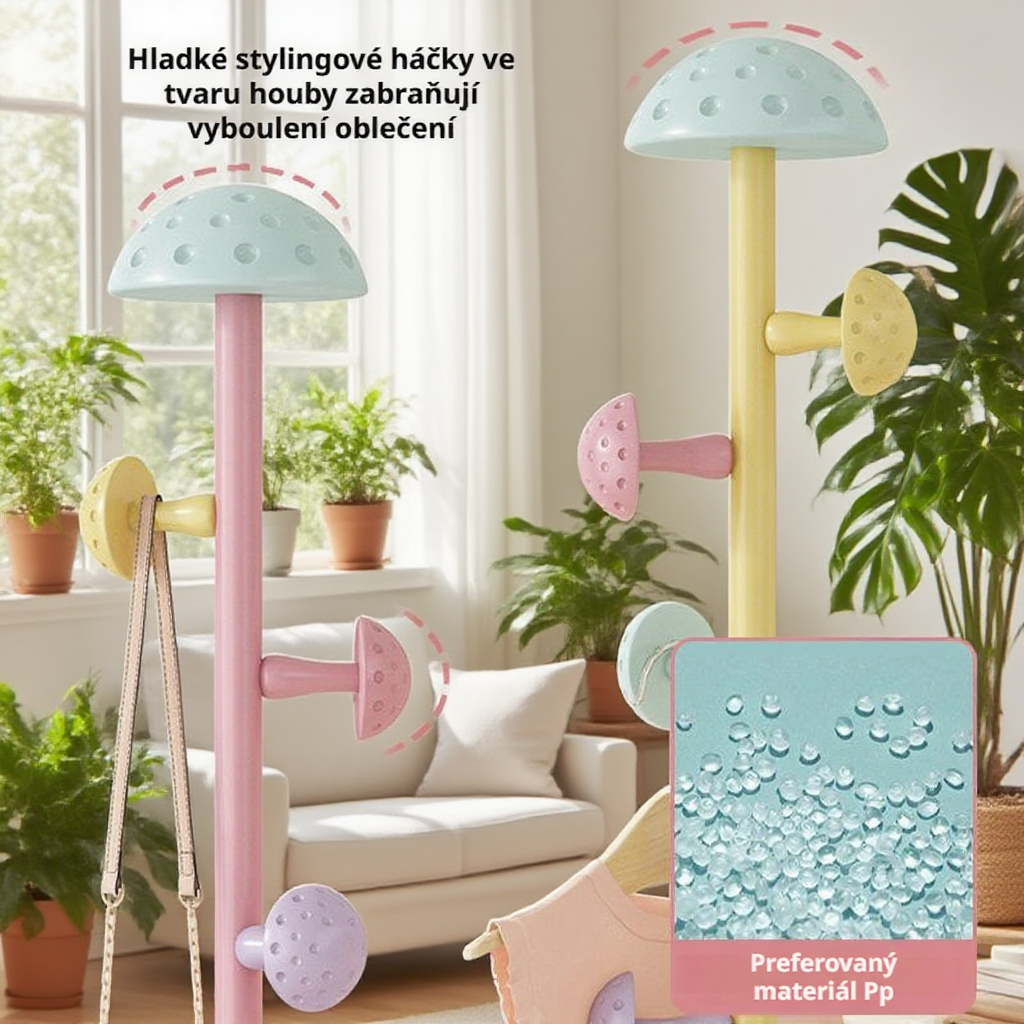  Stojanový věšák do ložnice na oblečení 