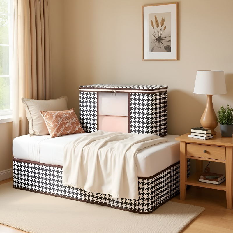 가정용 초대형 의류 정리 가방 면 이불 가방 수납함 방습 방진 수납 가방 전용 수납 이사 초대형 수납함