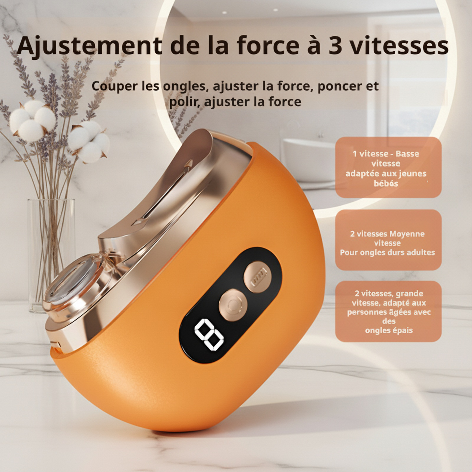 Coupe-ongles électriques, limes et coupe-ongles entièrement automatiques, lime à ongles rechargeable