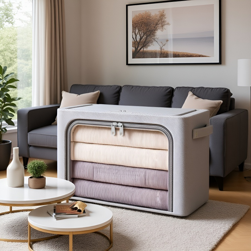 Kleider Aufbewahrungstasche Faltbare Kleiderschrank Organizer Haushaltsstoffkorb