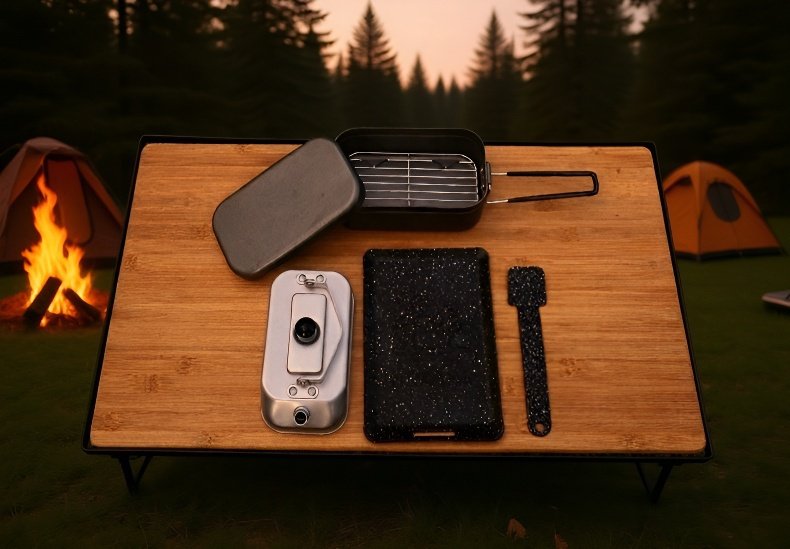 Tetera de viaje resistente y ligera