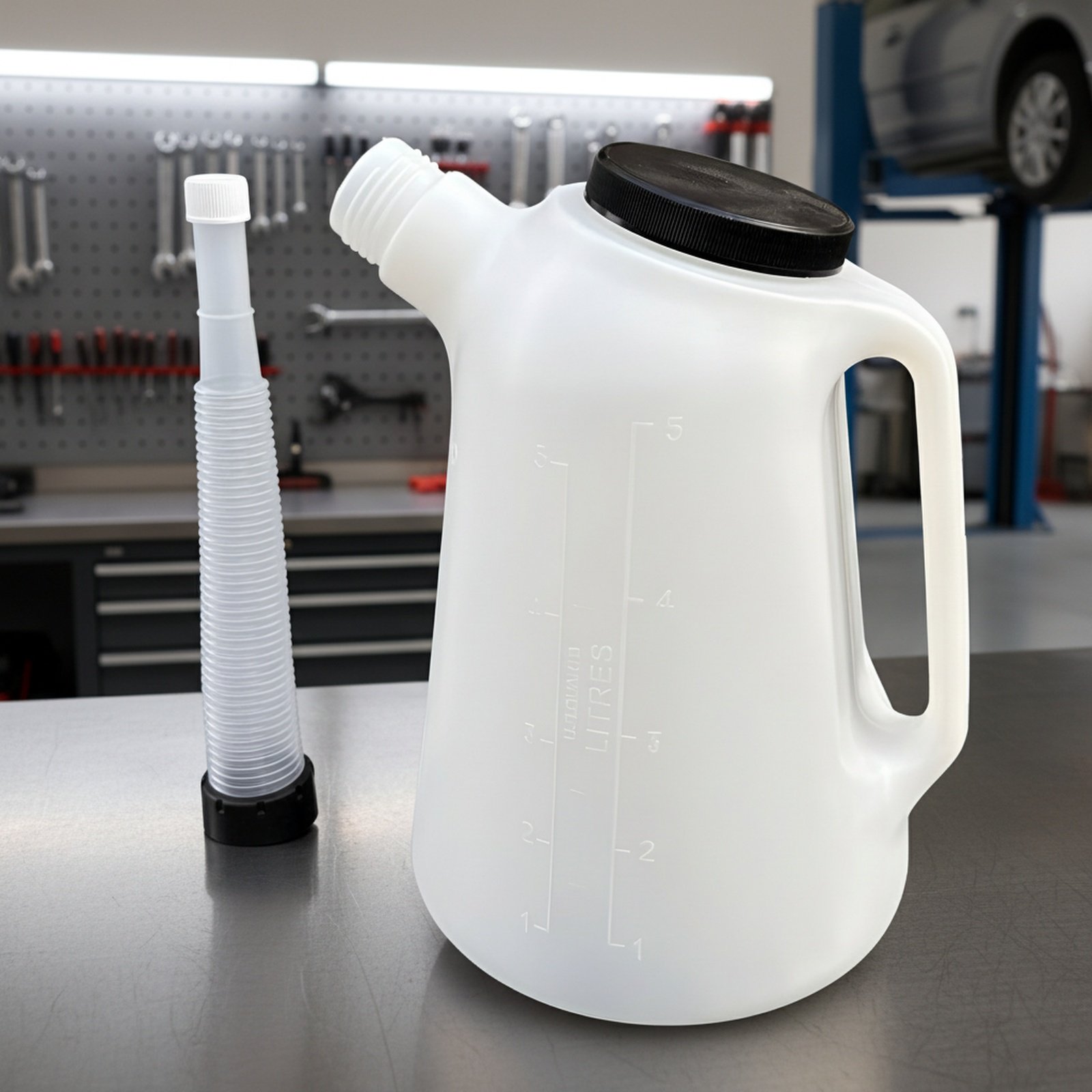 산업현장 내 오일워터 분리 용기 활용 모습