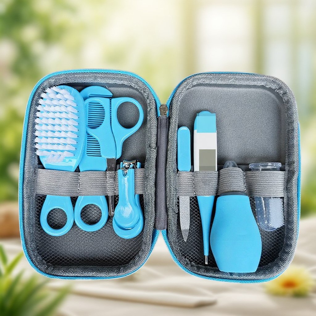 베이비 네일 집게 코흡입기 8 세트 케어 팩