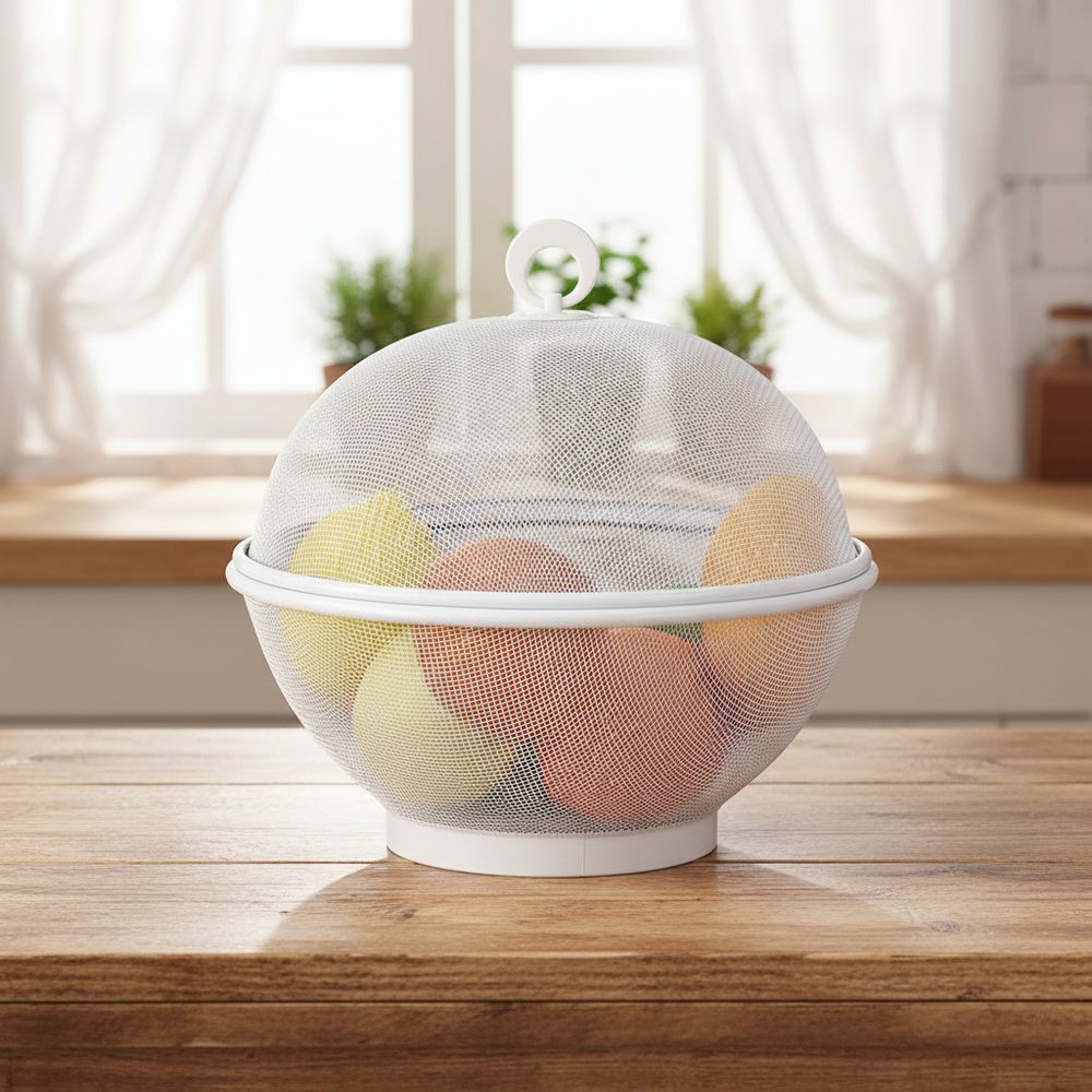 Fruit and vegetable basket with kitchen cover, home fruit plate, fruit plate, kitchen drainer, veget