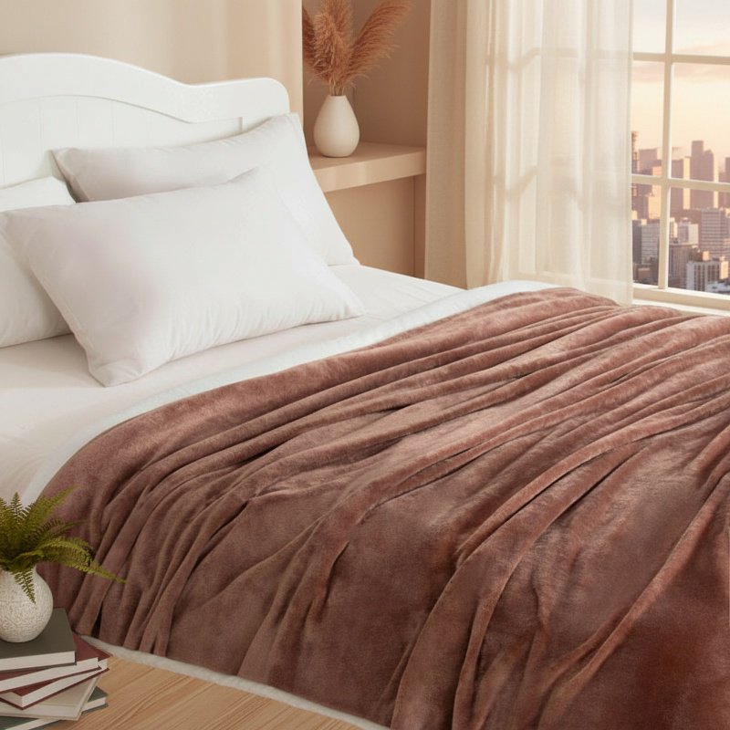 Double-sided Thick Flannel Blanket