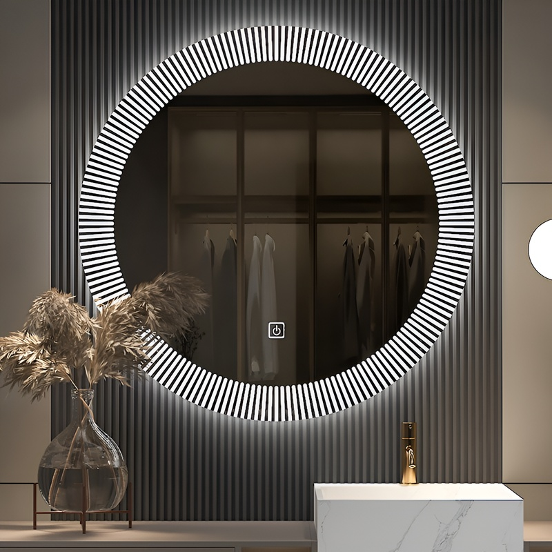 Wall-mounted smart mirror