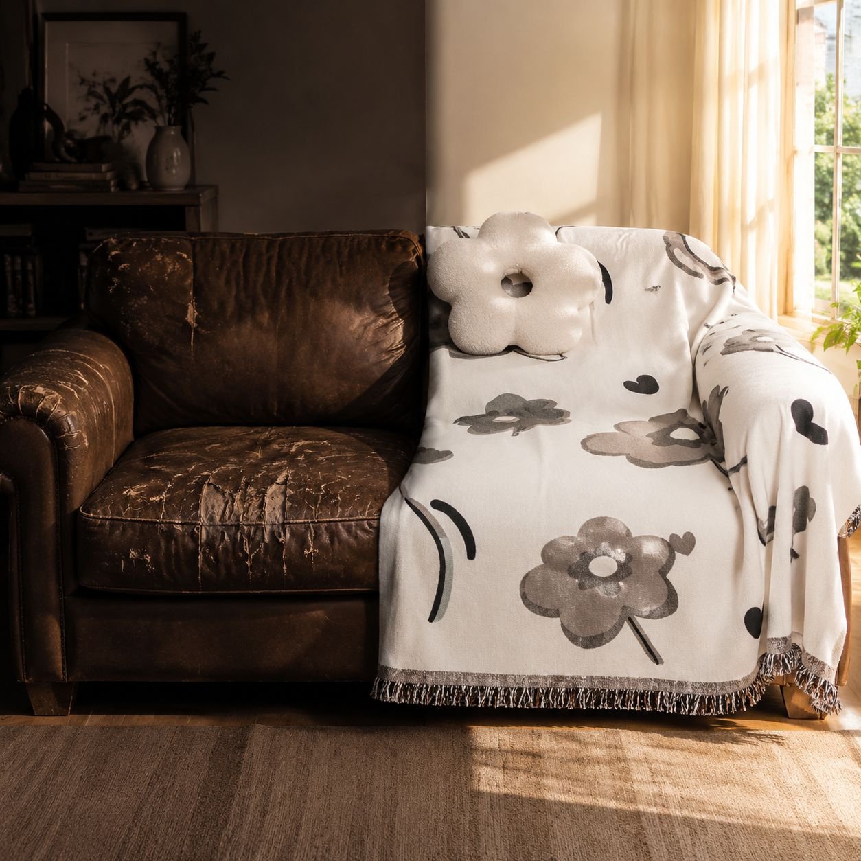 Easy-to-clean high-end sofa cover