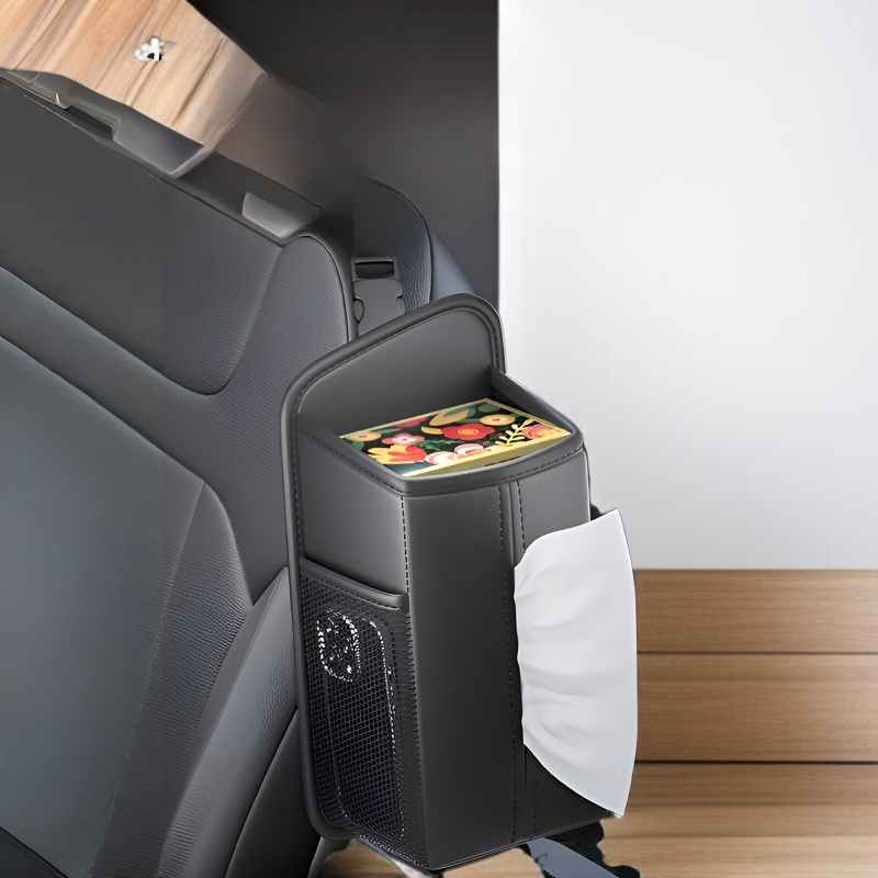 副操縦士席に取り付けた多機能紙収納バッグ