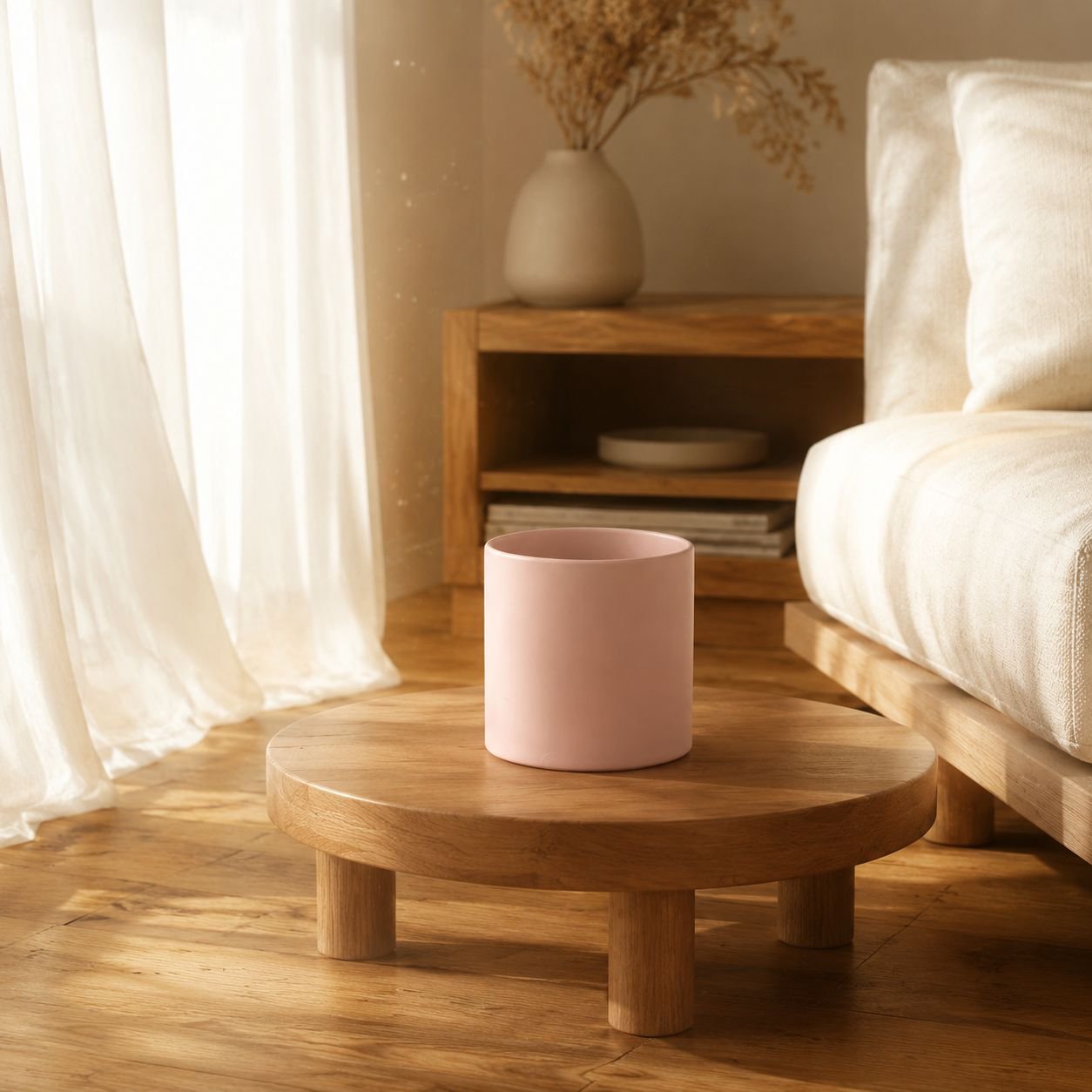 High quality ceramic flower pot with tray
