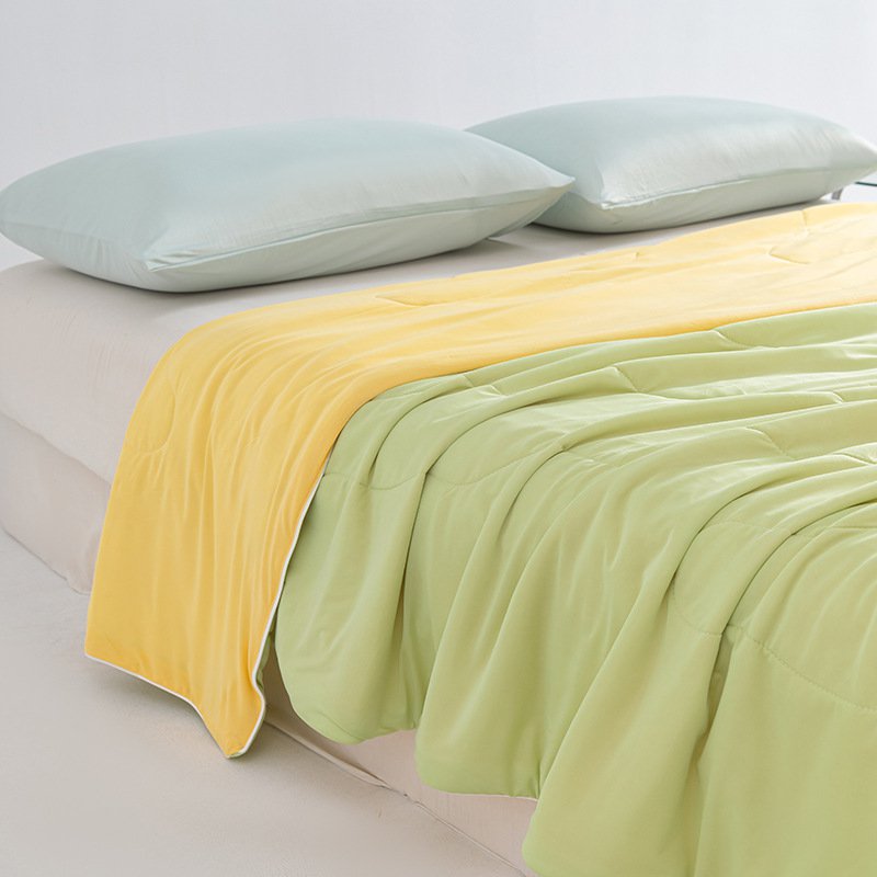 洗った薄いキルト