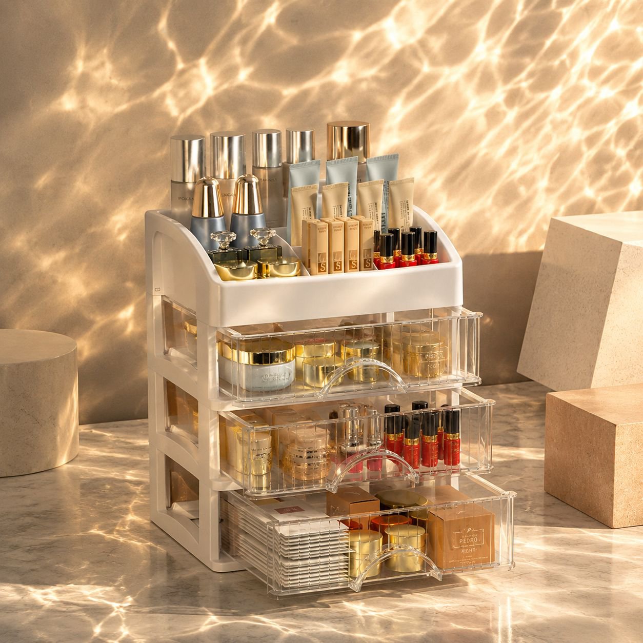 Household Multi-tier Dustproof Drawer Organizer