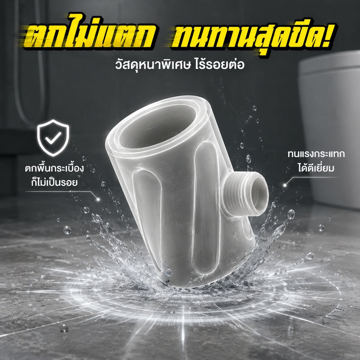 ฝักบัวอาบน้ำอเนกประสงค์สำหรับผู้ชาย ขายดีในต่างประเทศ รวมอาบน้ำและนวดในหนึ่งเดียว