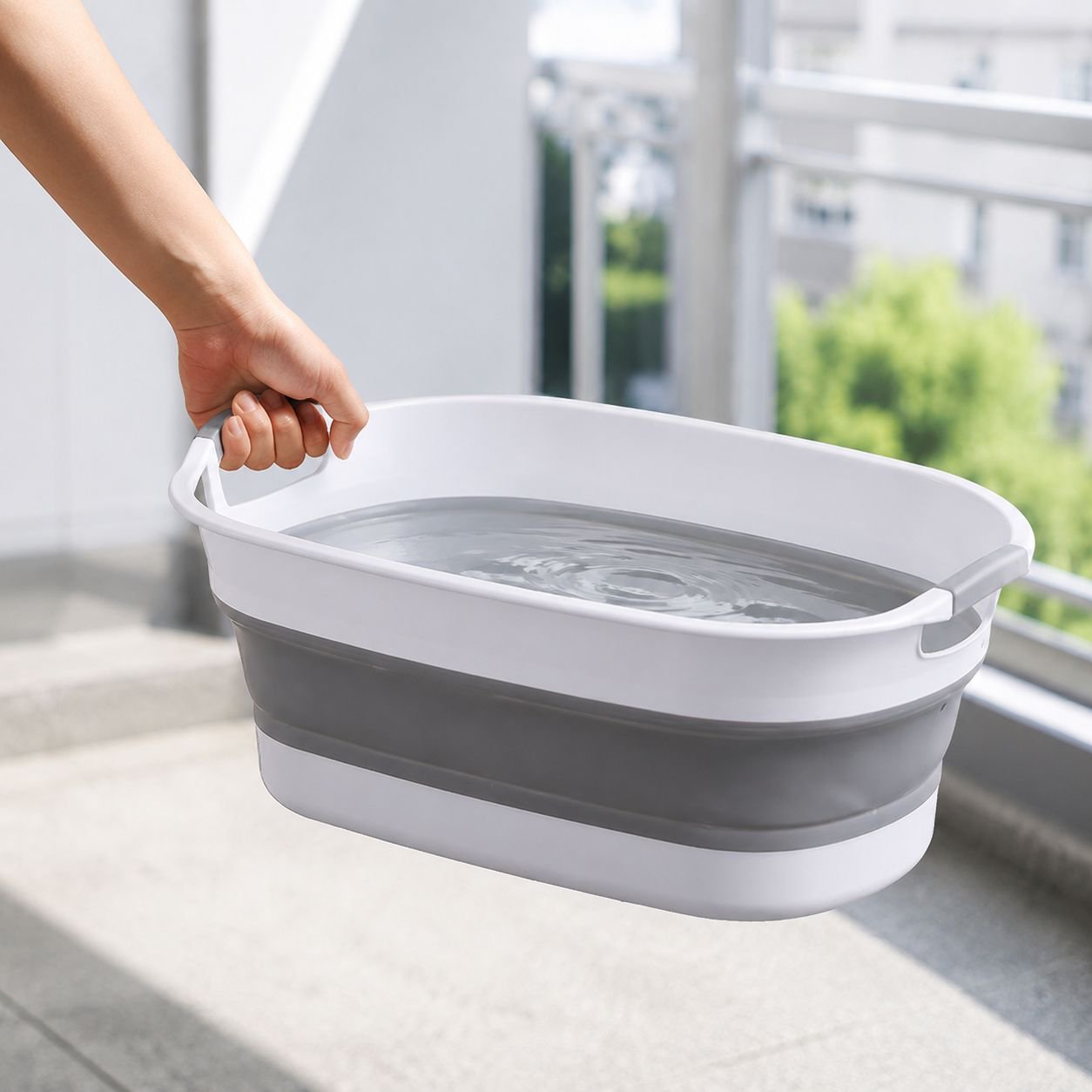 多機能折りたたみ洗濯バスケット排水可能ペット浴槽家庭用バスルーム収納バスケット