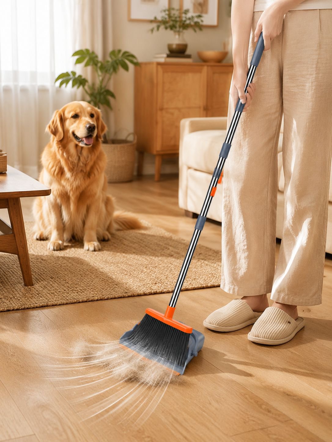 2025 portable stainless steel mini broom and dustpan sweeper