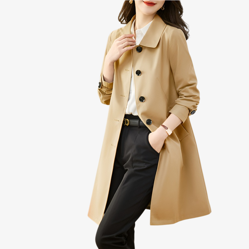 세련된 여성용 중장형 아우터