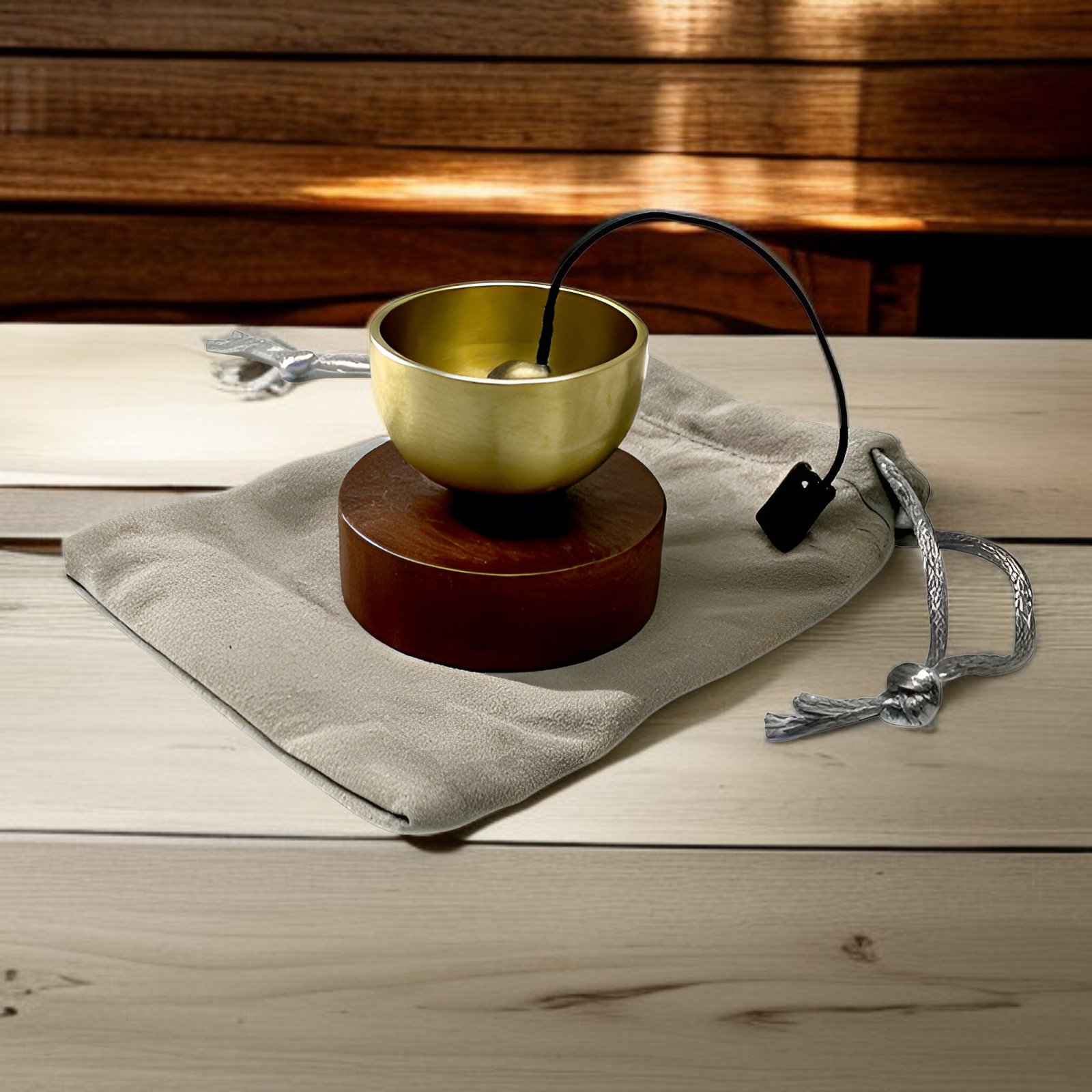 Eco-friendly wooden doorbell design