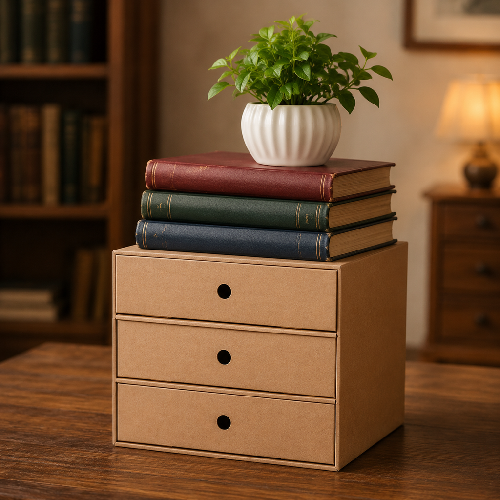 Desktop Multi-functional File Storage Box