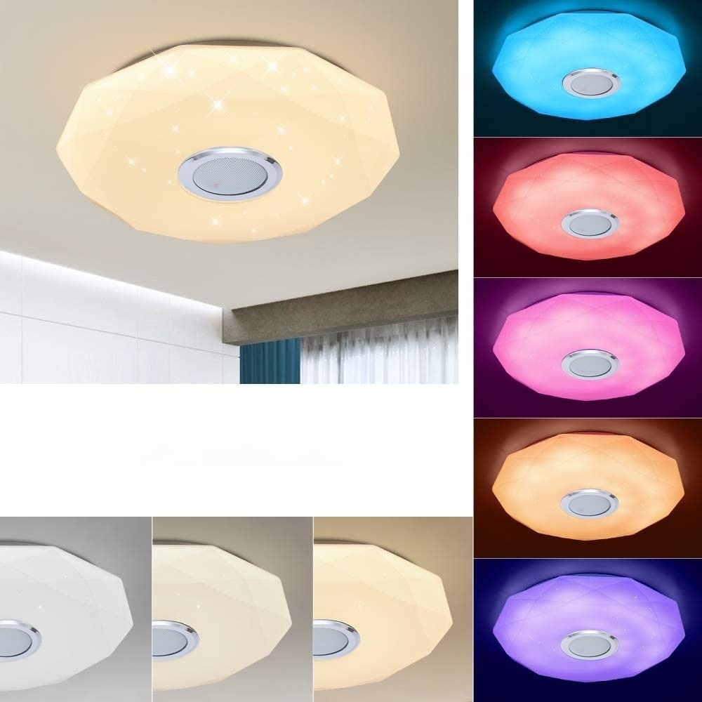 リモコン操作可能なスマート全彩ダイヤモンド吸顶灯