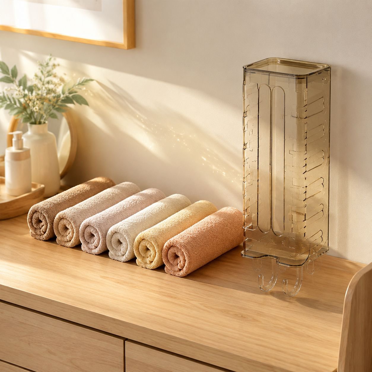 Boîte murale fixée sans perçage sur le mur