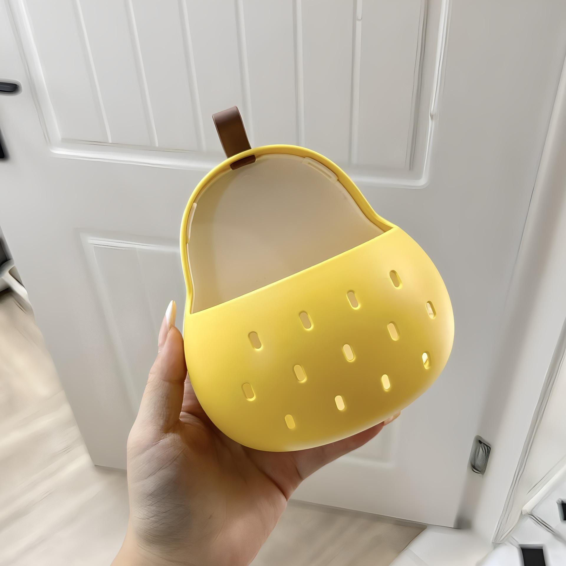 Qiuyue Pear Storage Box Household Multifunctional Kitchen Chopstick Storage Drain Basket Magnetic Ab