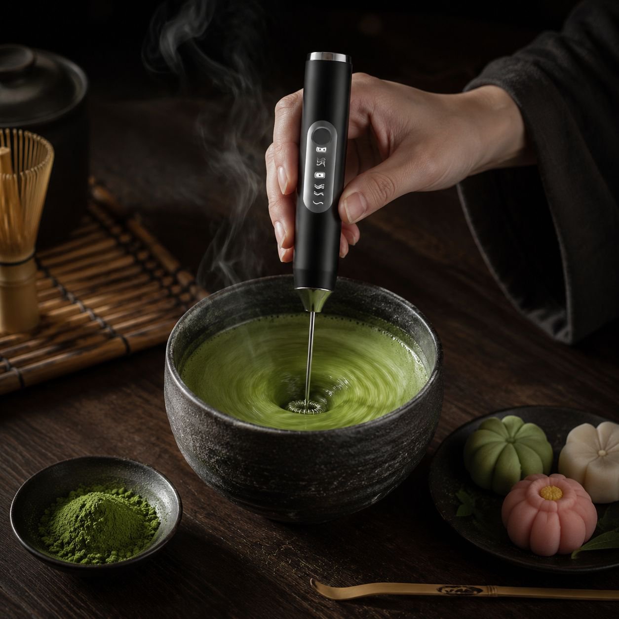 多機能ワイヤレス電動泡立て器 強力卵白抹茶クリームバター攪拌