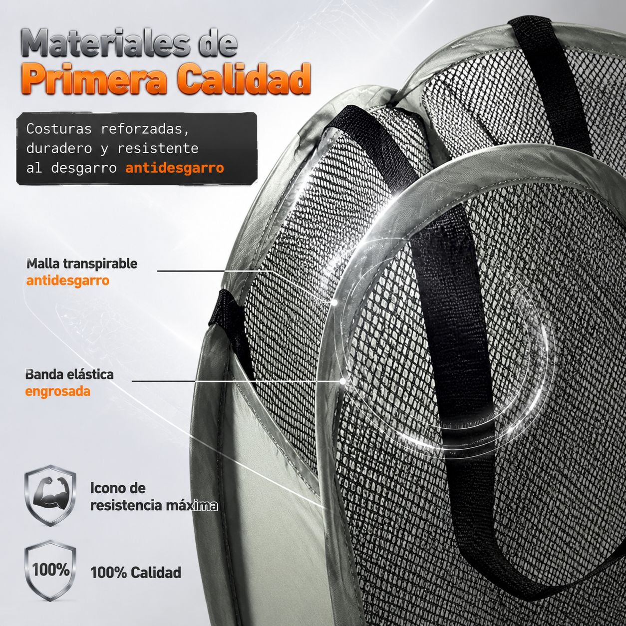 Cesta de ropa sucia plegable para almacenamiento