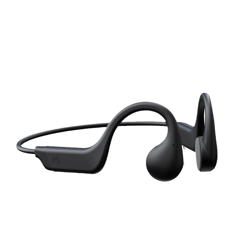 Auriculares inalámbricos de conducción ósea, diseño abierto, sensor dual
