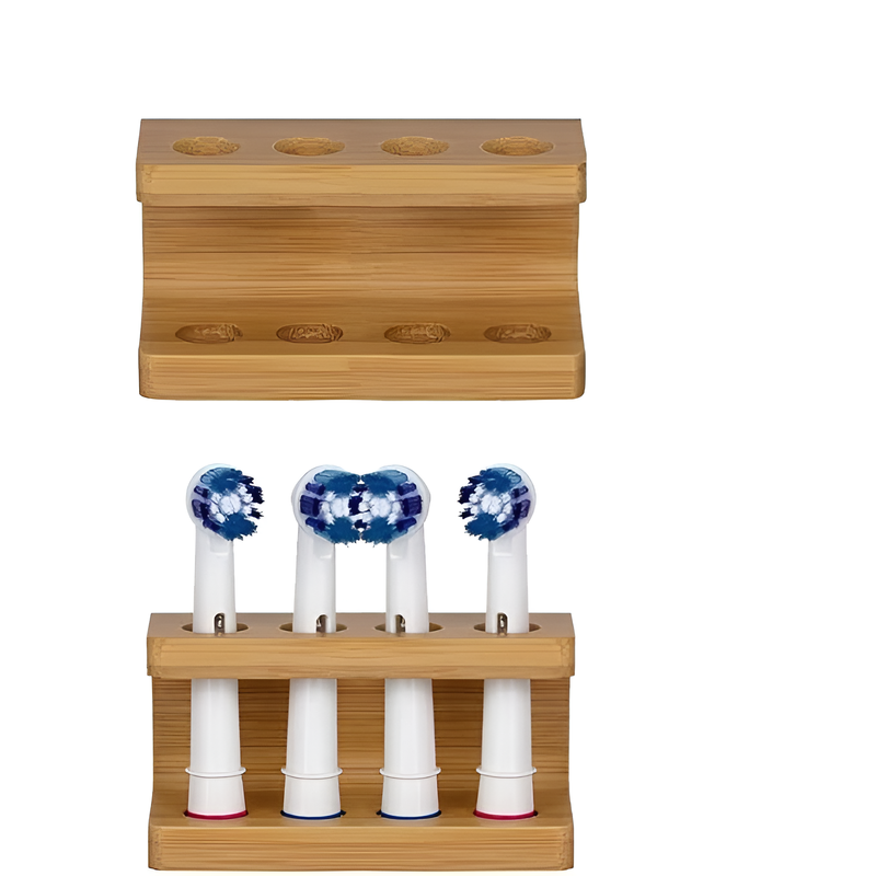 浴室の竹と木の収納ラック