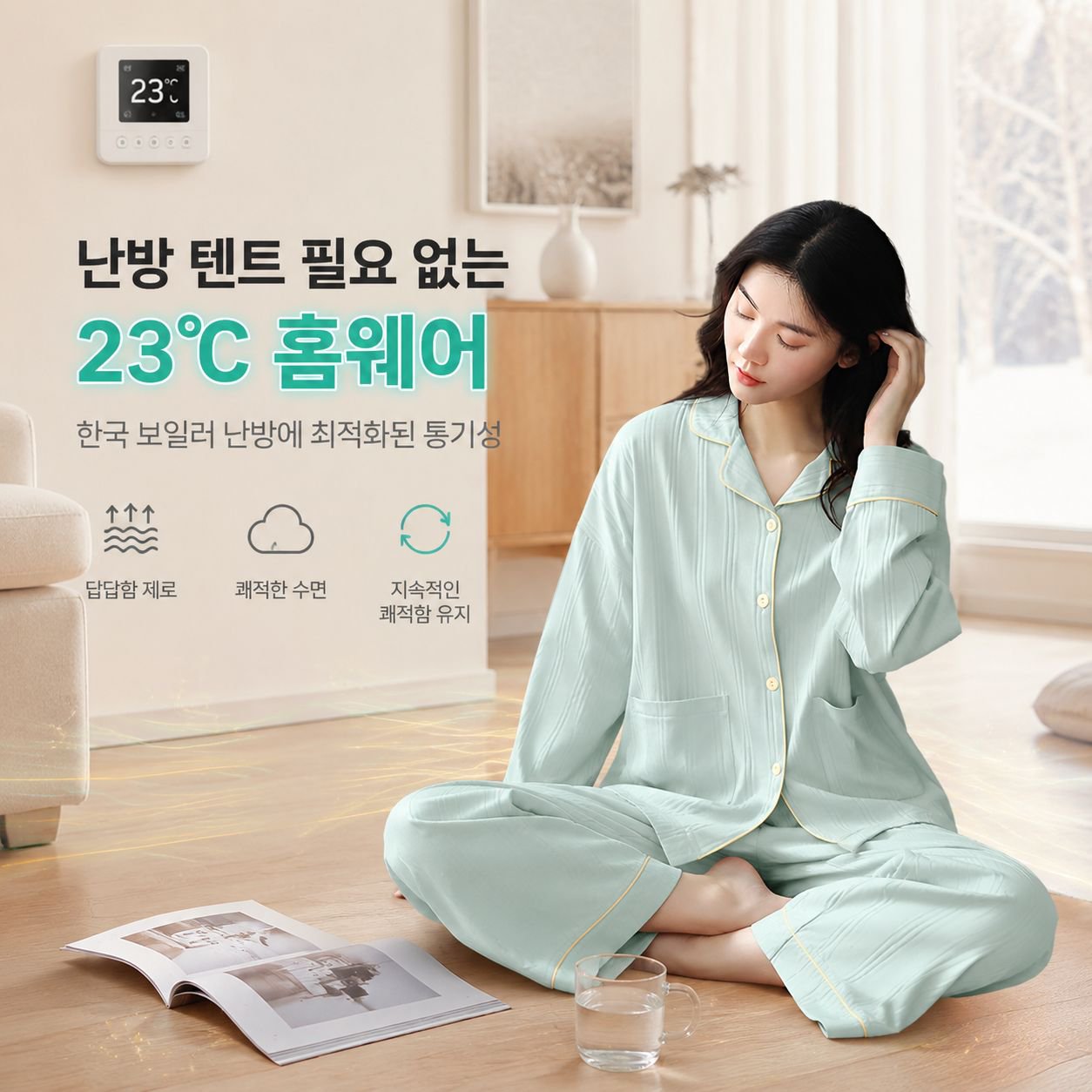 외출도 가능한 스타일리시 홈웨어 세트