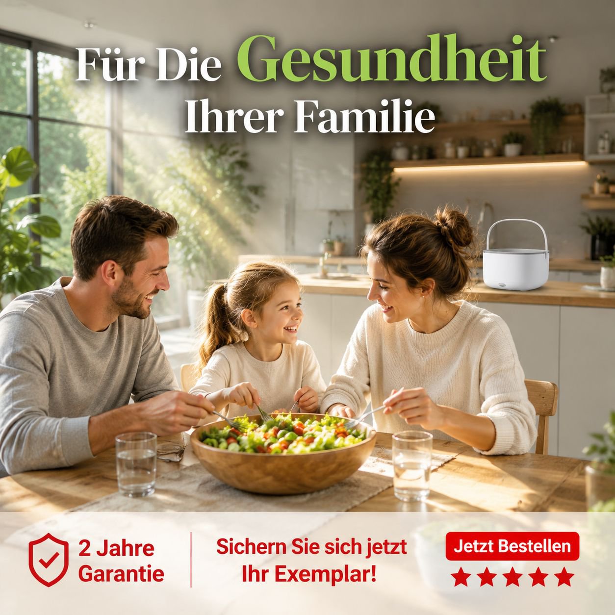 Großer Abtropfkorb mit Lebensmittelreiniger für Obst und Gemüse