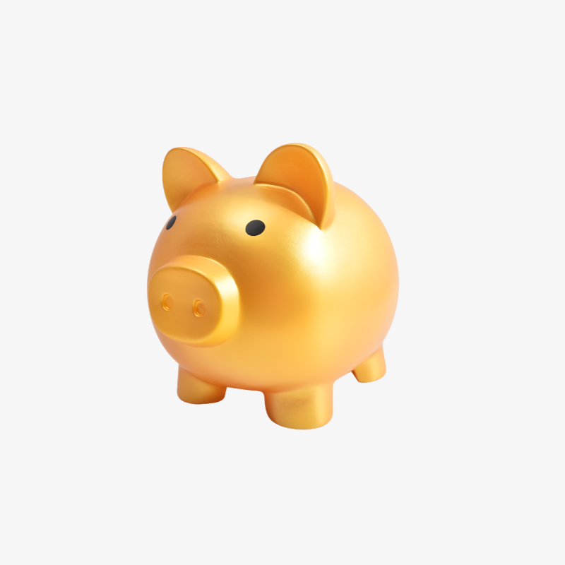 卸売対応のゴールデンピッグ貯金箱セット