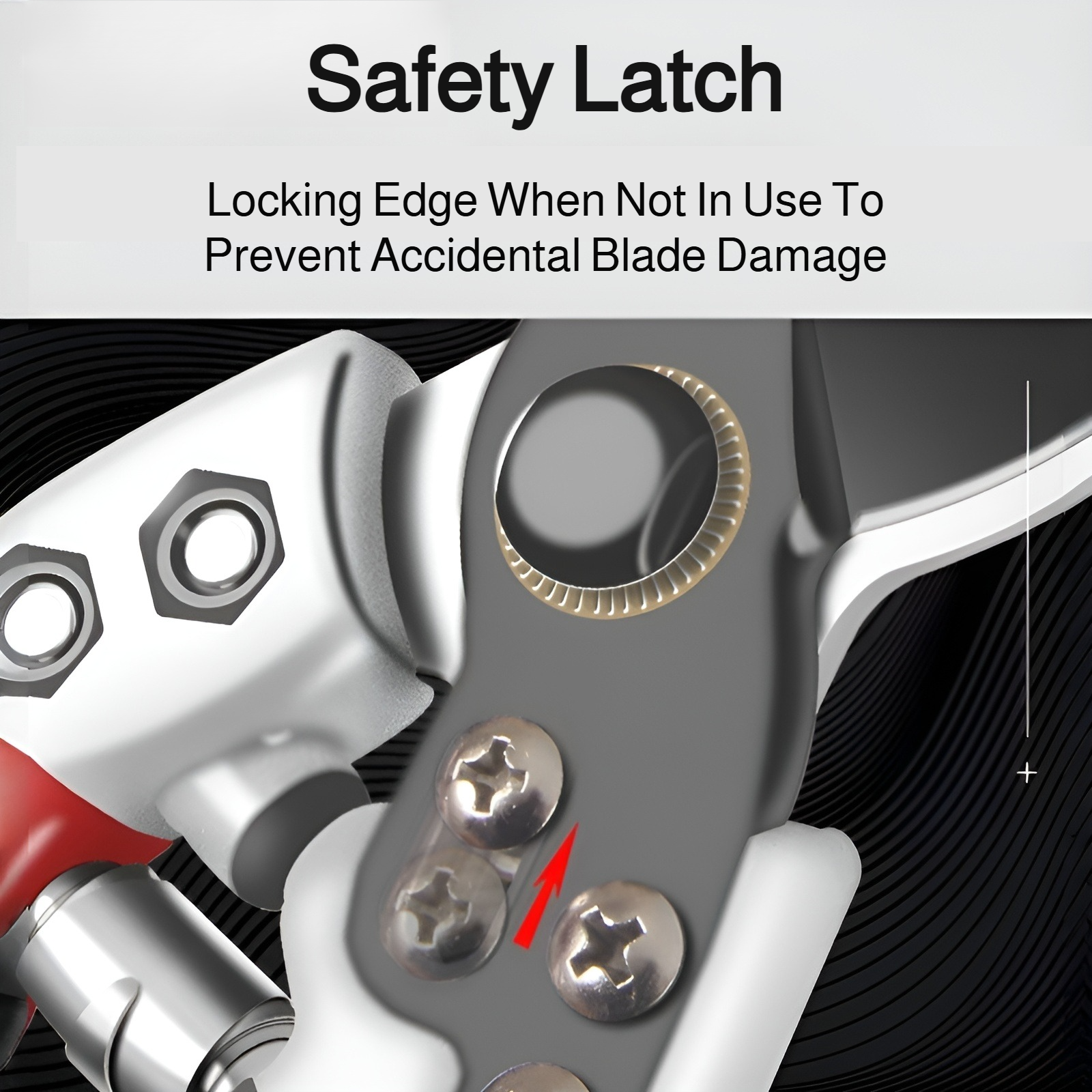 Lightweight pruning scissors for precise cuts