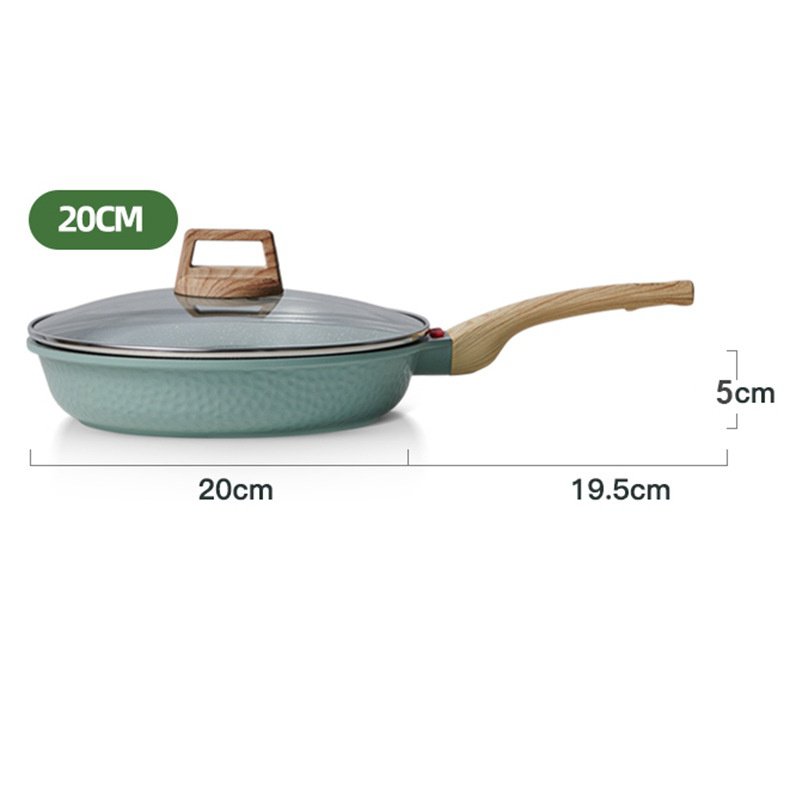 Non-stick aluminum alloy frying pan
