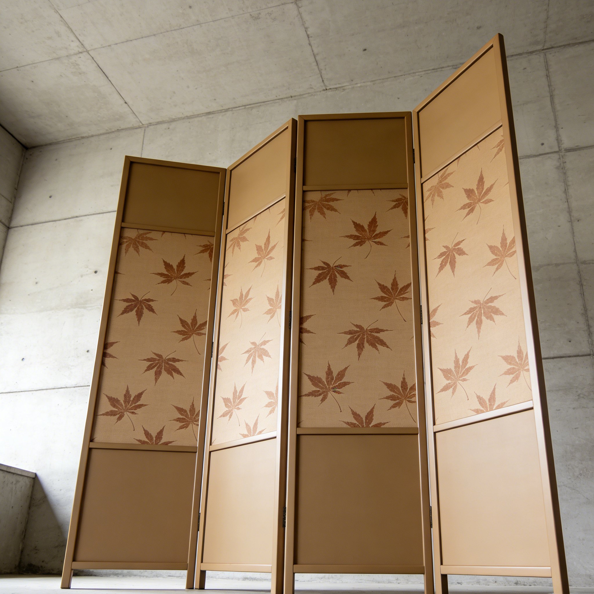  木製パーテーション屏風 