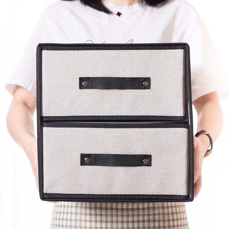 Fabric drawer storage box