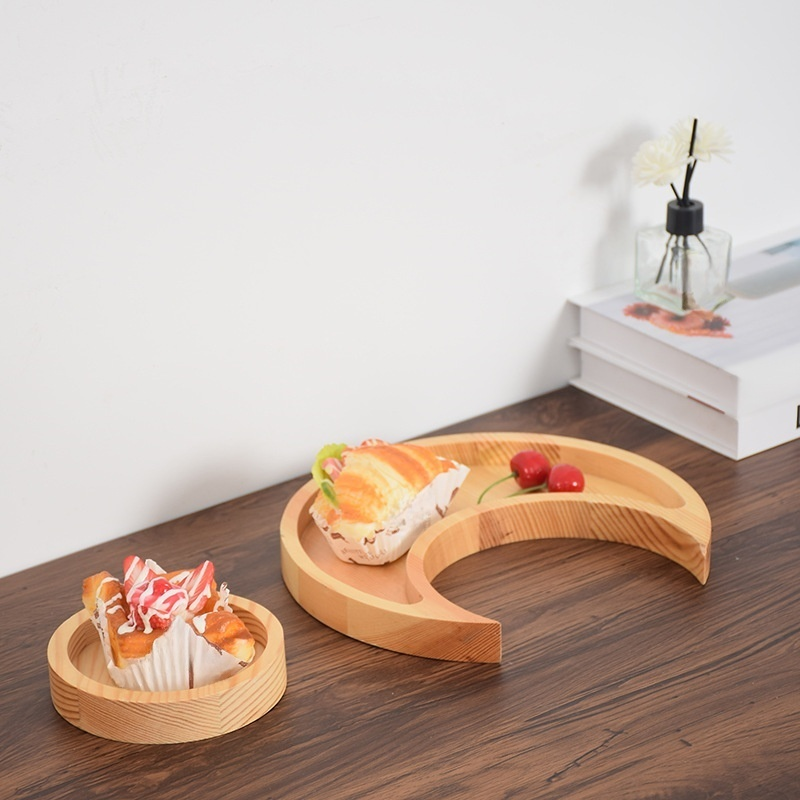 ラマダン木製ムーントレイ