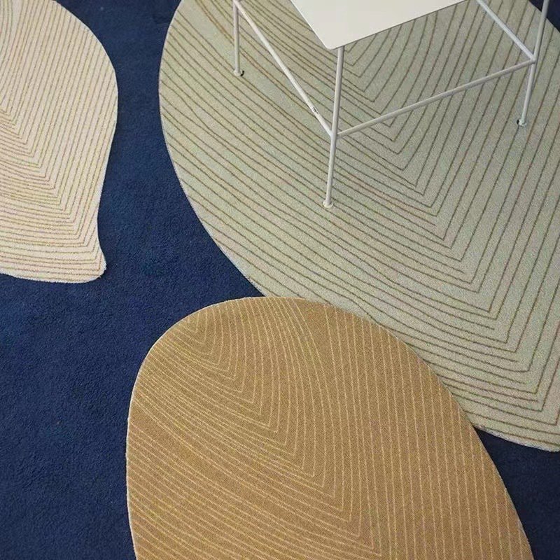 minimalistische Fußmatte mit Blattmuster