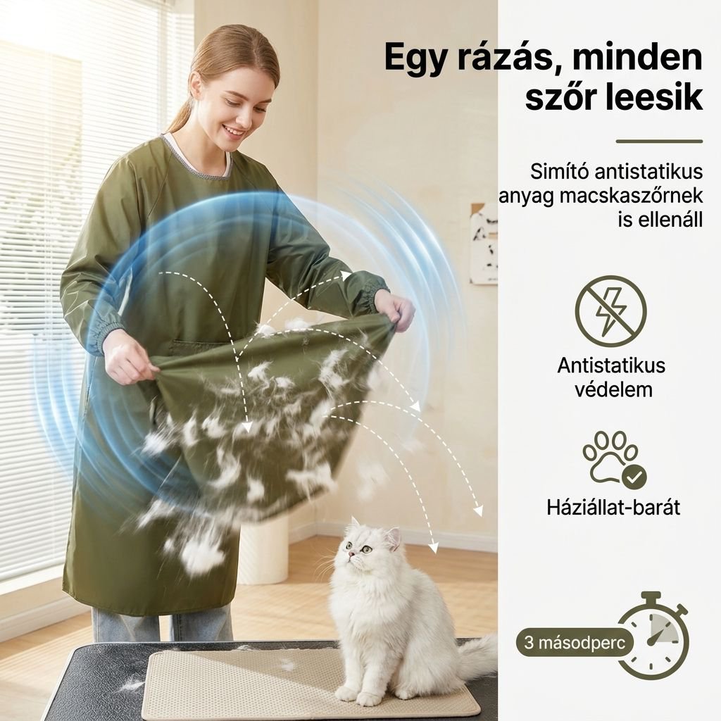 Multifunkcionális, víz- és olajálló kötény, férfiaknak és nőknek, vékony anyagból