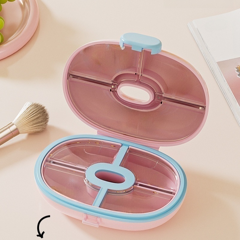 กล่องเก็บเครื่องประดับแบบมีที่กั้นแบบคลิป