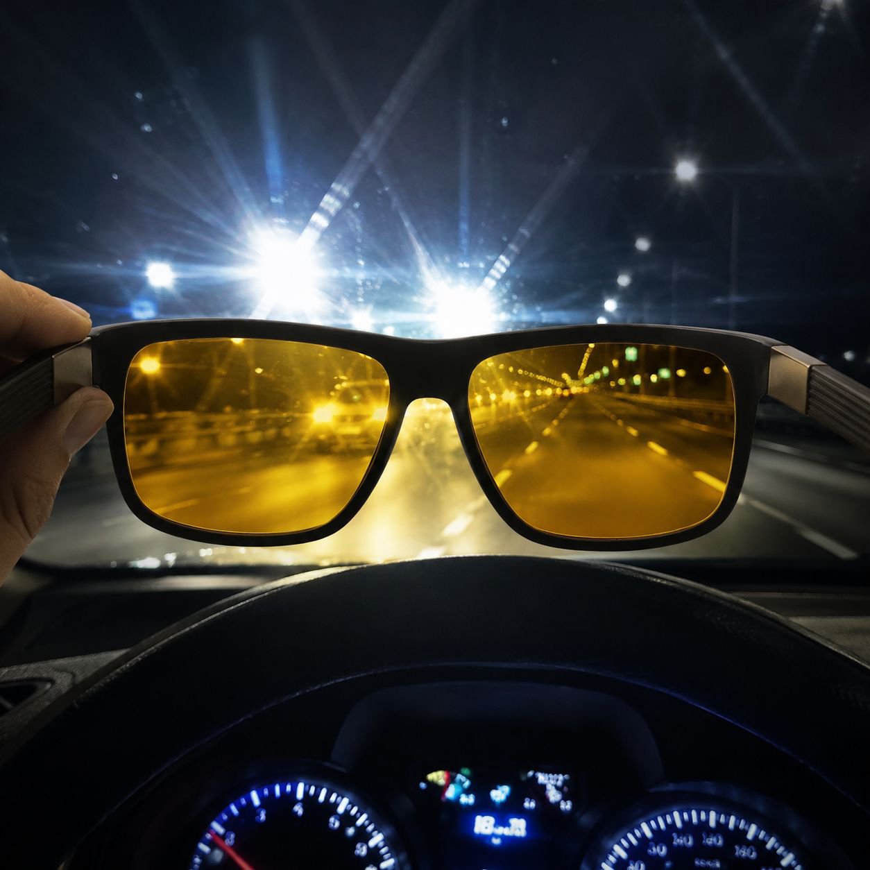 2025 New Men's Retro Polarized Sunglasses Driver's Glasses with UV Protection 8832